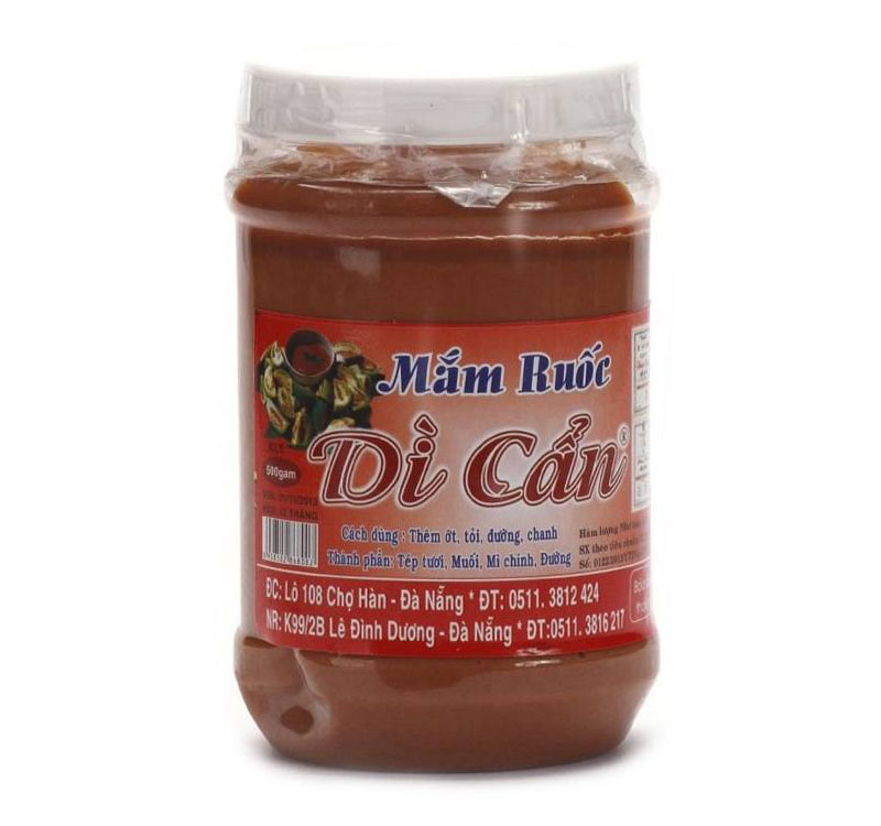 Đặc sản Đà Nẵng - Mắm ruốc Dì Cẩn Mắm ruốc Dì Cẩn, đặc sản gia truyền nổi tiếng