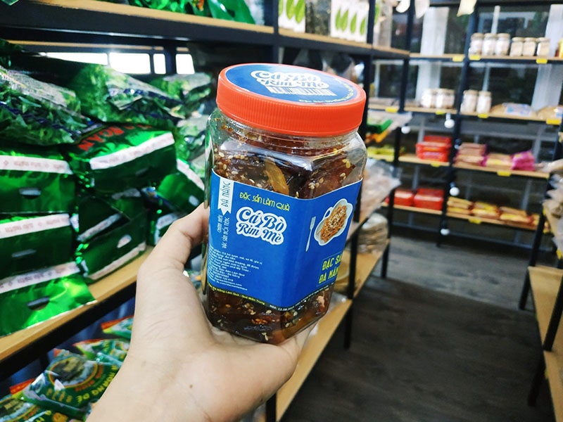 Đặc sản Đà Nẵng - Cá bò khô rim Cá bò rim mè Đà Nẵng