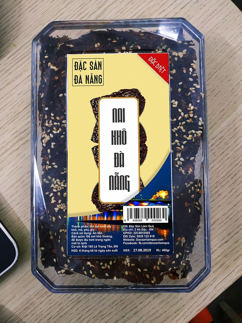 Đặc sản Đà Nẵng - Nai khô nai khô đà nẵng