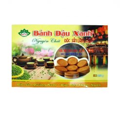 Bánh đậu xanh nướng hoa sen (Bánh đậu xanh nướng chay)