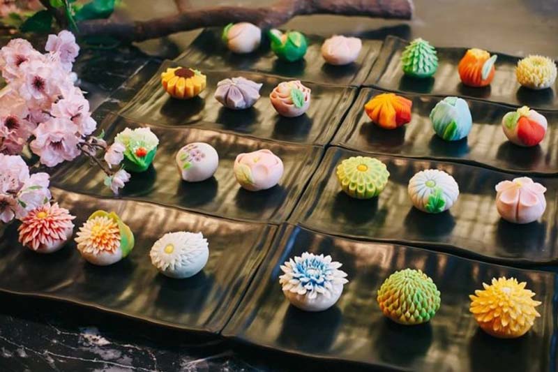 Bánh Wagashi ngon đa dạng