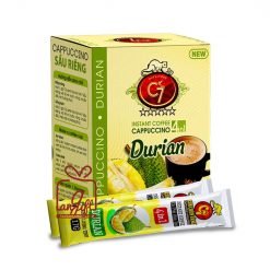Cà phê hòa tan 4in1 cappuccino vị sầu riêng