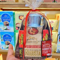 Cà phê bột Robusta pha phin (kèm phin)