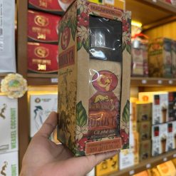 Cà phê bột Robusta con chồn vàng hộp kèm phin