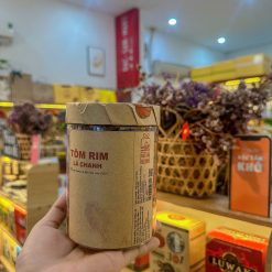 Tôm rim sốt tỏi lá chanh