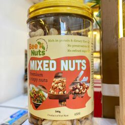(MIXED NUTS) Hạt mix 4 loại (Điều, macca, óc chó, hạnh nhân) hộp lớn